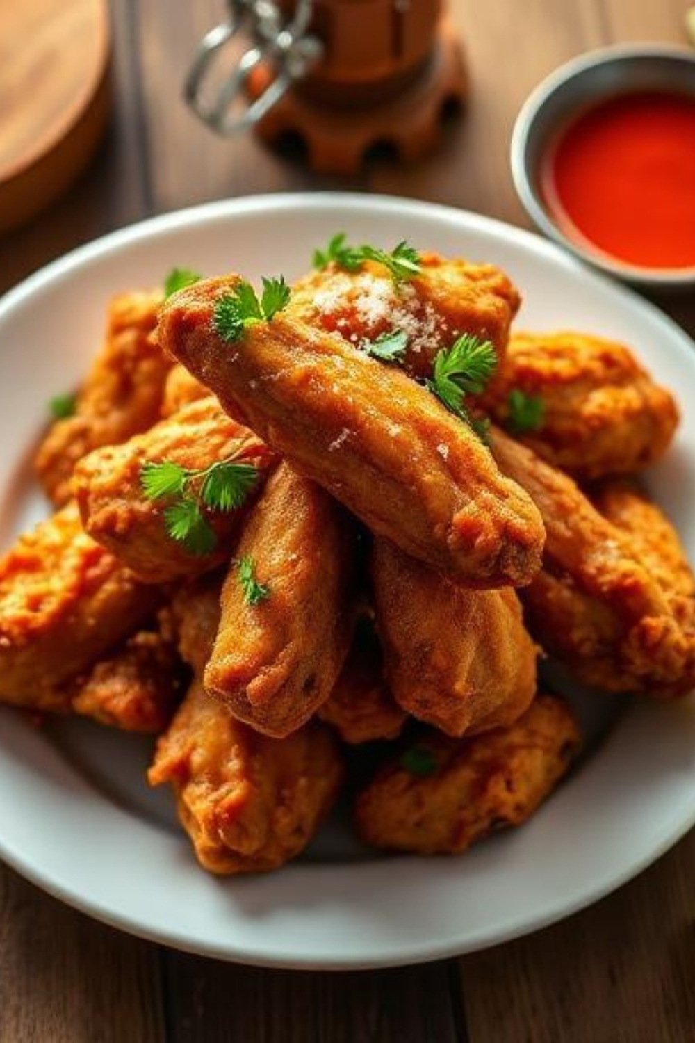 Extra Crispy Air Fryer Chicken Wings