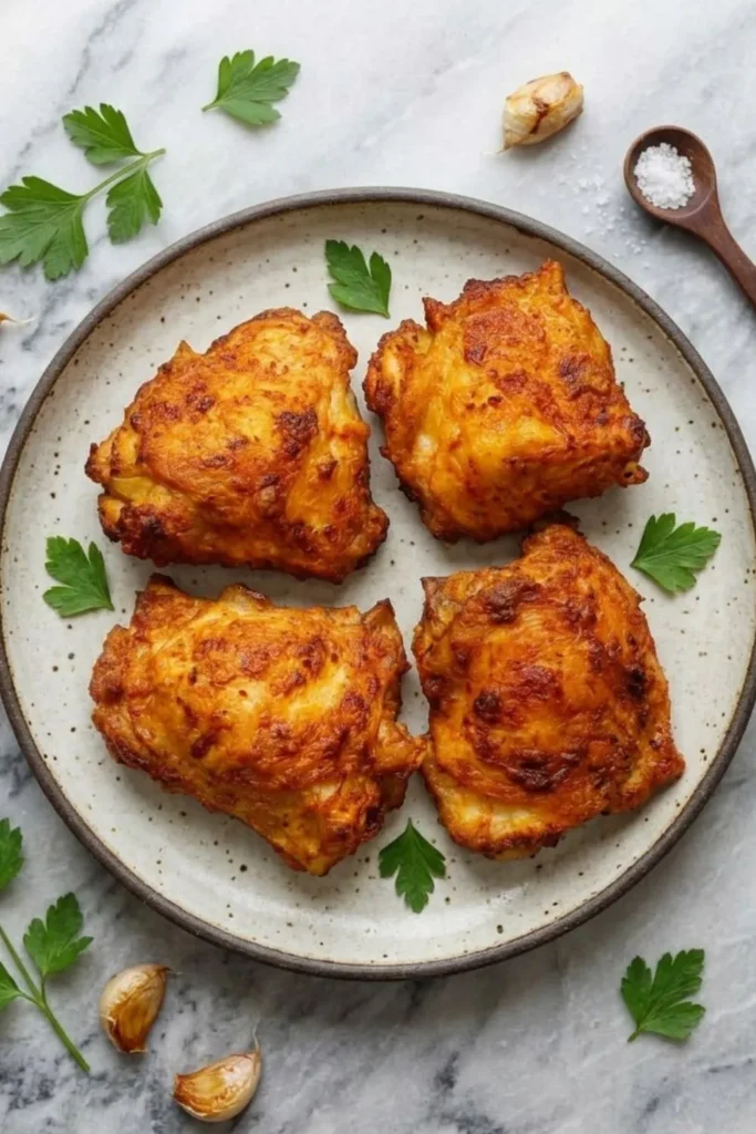 Crispy Air Fryer Chicken Thighs
