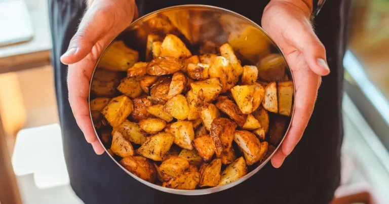 Air Fryer Greek Roasted Potatoes
