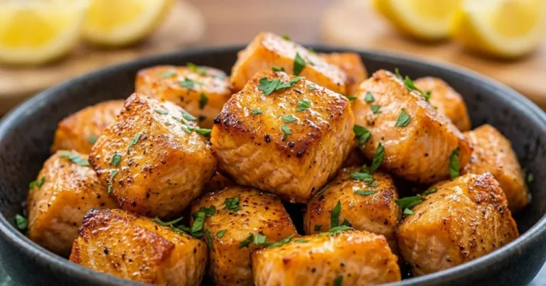 Air Fryer Salmon Bites