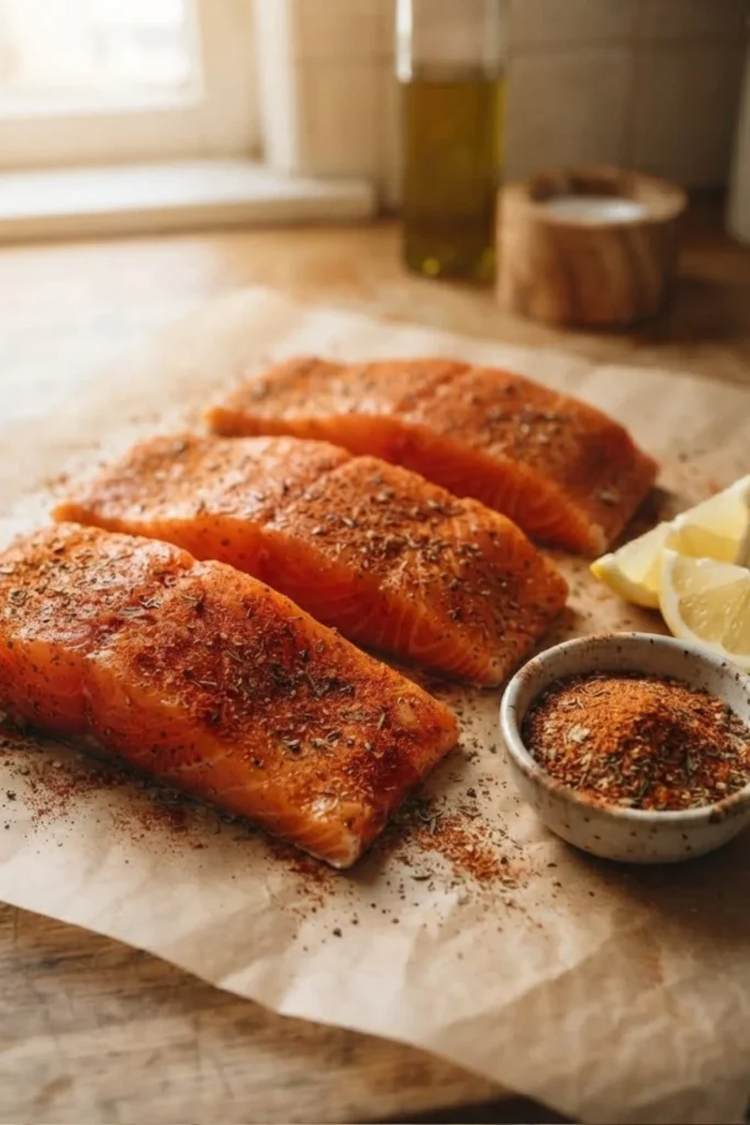 Air Fryer Cajun Salmon