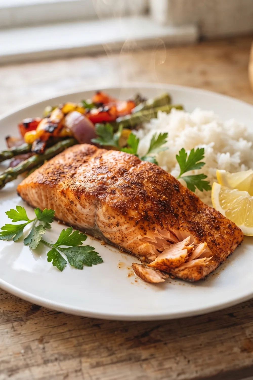 Air Fryer Cajun Salmon