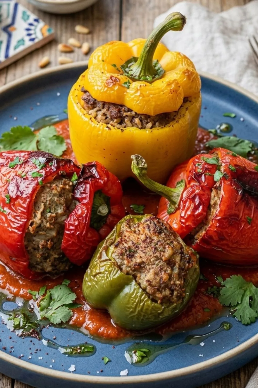 Air Fryer Stuffed Peppers
