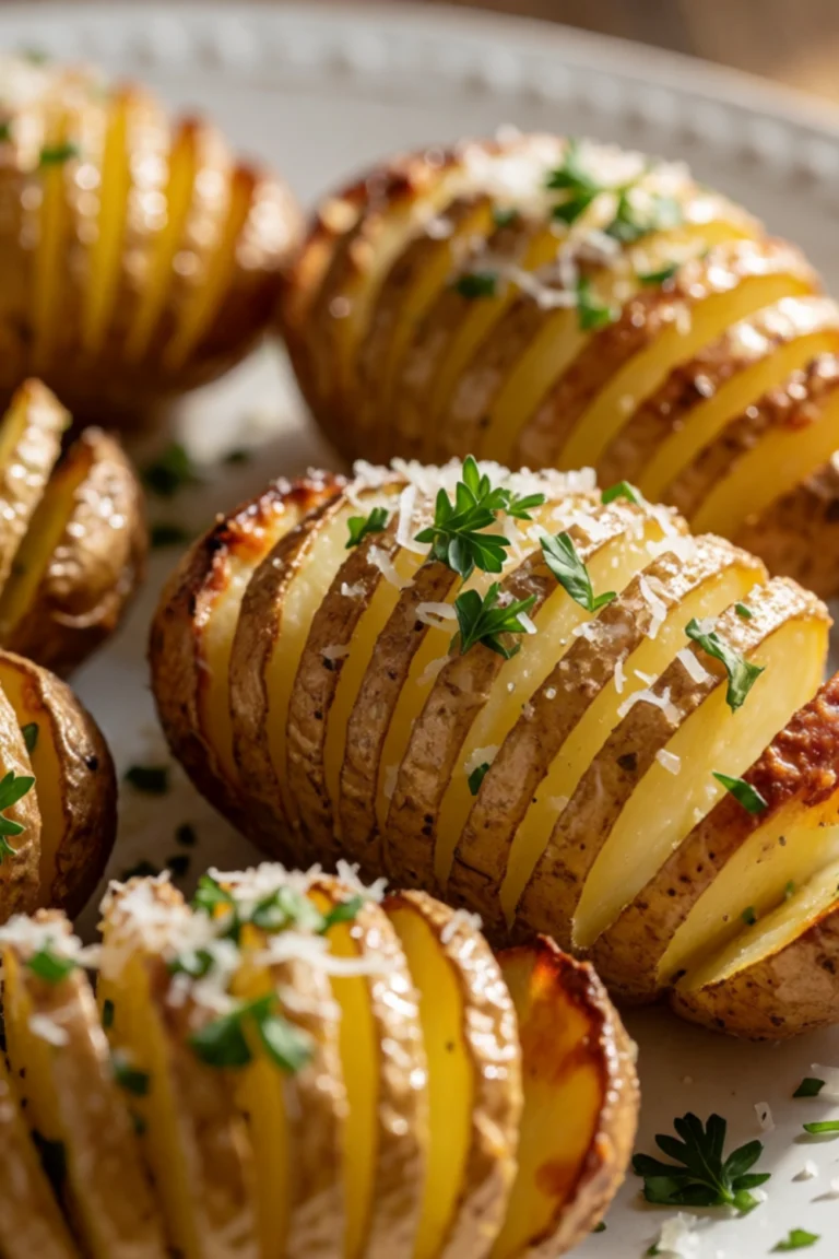 Air Fryer Hasselback Potatoes