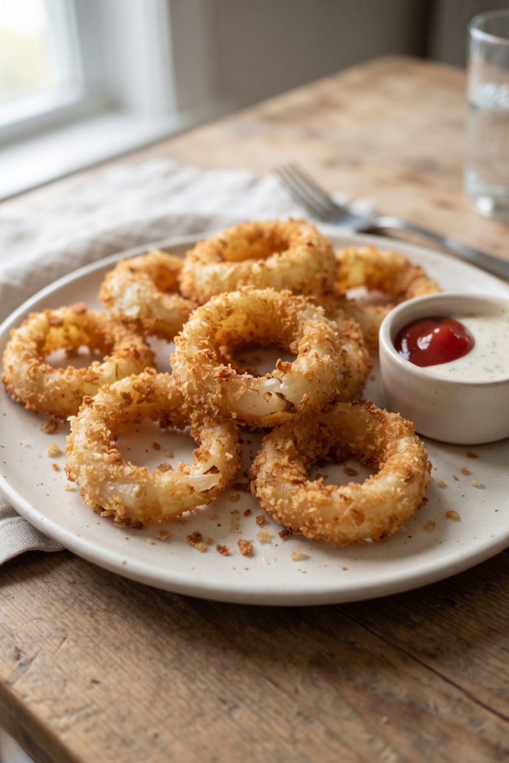 Air Fryer Crispy Onion Rings